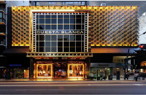 山阳门头设计与商业空间的纽带。