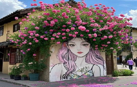 山阳怎么设计网红打卡墙绘