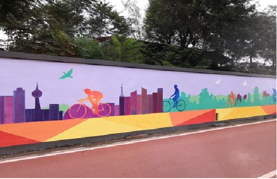 山阳墙体彩绘-围墙