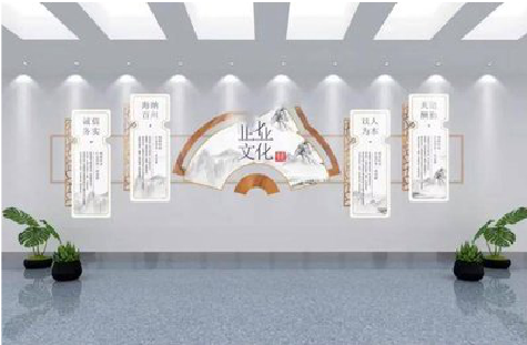 山阳企业文化墙设计的核心要素。