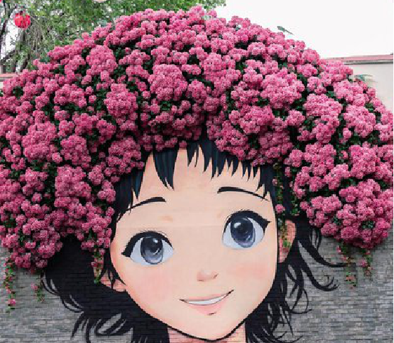 山阳墙体彩绘-网红墙打卡