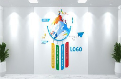 山阳公司企业形象墙的工艺材料有哪些？