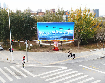 山阳户外大屏广告投放要点。